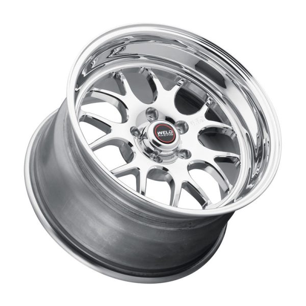 Wels S77 17x10   5x115 BP  6.7 BS Polished Wheel (High Pad) - Non-Beadlock For Cheap