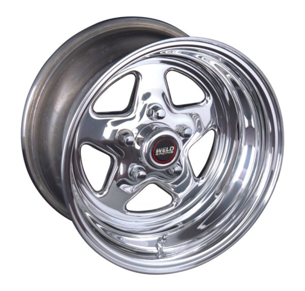 Weld ProStar 15x5   5x4.75 BP   3.5in. BS Polished Wheel - Non-Beadlock Supply