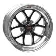 Weld S76 17x8   5x4.75 BP   4.4in. BS Black Wheel (Low Pad) - Non-Beadlock Sale