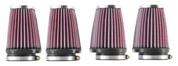 K&N Universal Clamp-On Air Filter 2-1 8in Flange 4x3in-B 3x2in-T 4in-L Online Sale