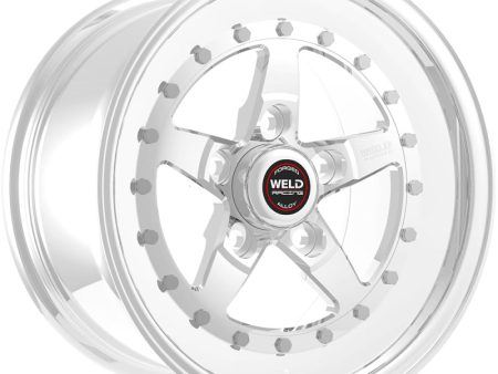 Weld Weldstar 15x8   5x4.75 BP   5.5in BS Polished Wheel - Non-Beadlock Hot on Sale