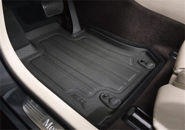 3D MAXpider 16-21 Tesla Model X Elegant Hybrid 1st Row Floormat - Black For Cheap