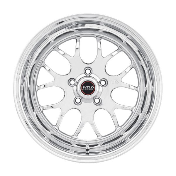 Weld S77 RT-S HD 17x5   6x5 BP   2.5n. BS Polished Wheel - Non-Beadlock Fashion