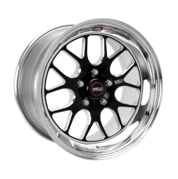 Weld S77 17x10.5   5x4.5 BP   7.9in. BS Black Wheel (Low Pad) - Non-Beadlock Online Hot Sale