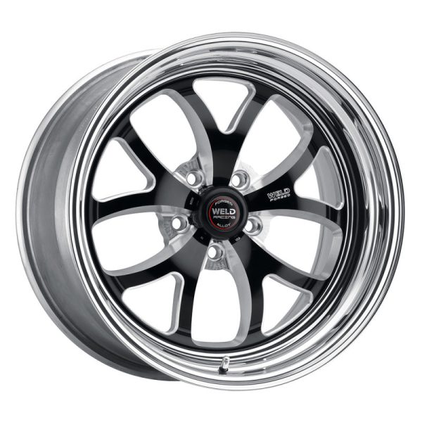 Weld S76 20x8   5x4.75 BP   5in. BS Black Wheel (Low Pad) - Non-Beadlock Sale