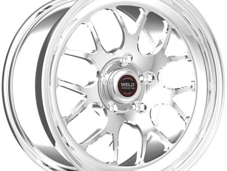 Weld S77 15x10.33   5x135 BP   5.5IN BS Polished Wheel (Med Pad) - Single Beadlock Hot on Sale