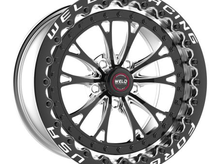 Weld Vitesse 17x11   5x4.75mm BP   7.7in. BS Black Wheel - Black SBL Fashion