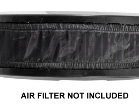 K&N Air Filter Wrap Black Round Height 2.5 in ID 7.5in on Sale