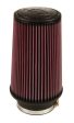 K&N Universal Rubber Filter 4inch FLG   6inch OD-B   4-5 8inch OD-T   9inch H Online Sale