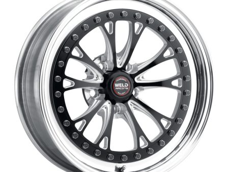 Weld Vitesse 17x10   5x4.5mm BP   8in. BS Low Pad Black Wheel - Polished Non-Beadlock Online now