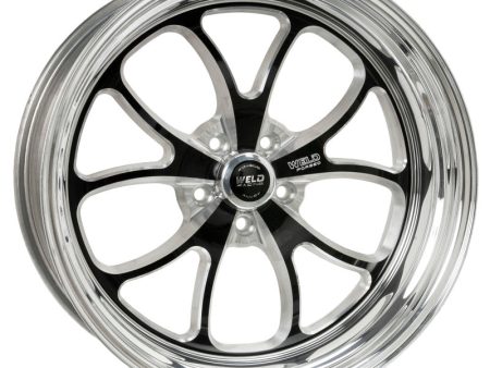 Weld S76 20x10.5   5x120mm BP   7.8in. BS Black Wheel (High Pad) - Non-Beadlock Fashion