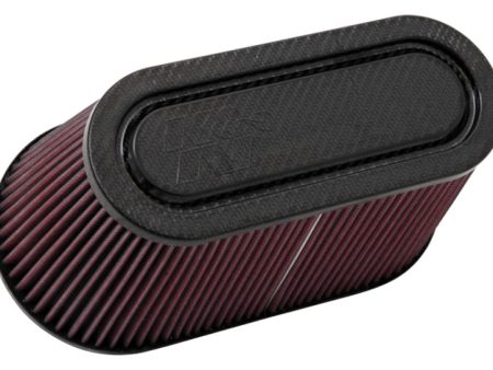 K&N Filter Univ Air Filter Carb Fib T B 3-1 2in FLG OD   12x6in B   9-15 16x3-15 16in T   6in H Supply