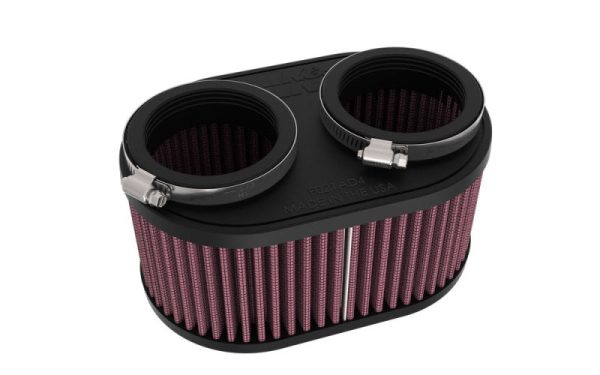 K&N 2-1 8in DUAL FLG 6-1 4 X 4inOD 3inH Universal Clamp-On Air Filter For Discount