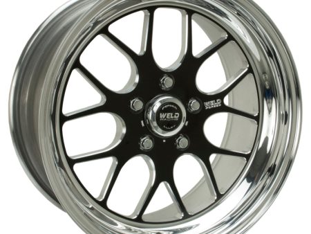 Weld S77 18x10   5x4.5 BP   7.7in. BS Black Wheel (Low Pad) - Non-Beadlock Fashion