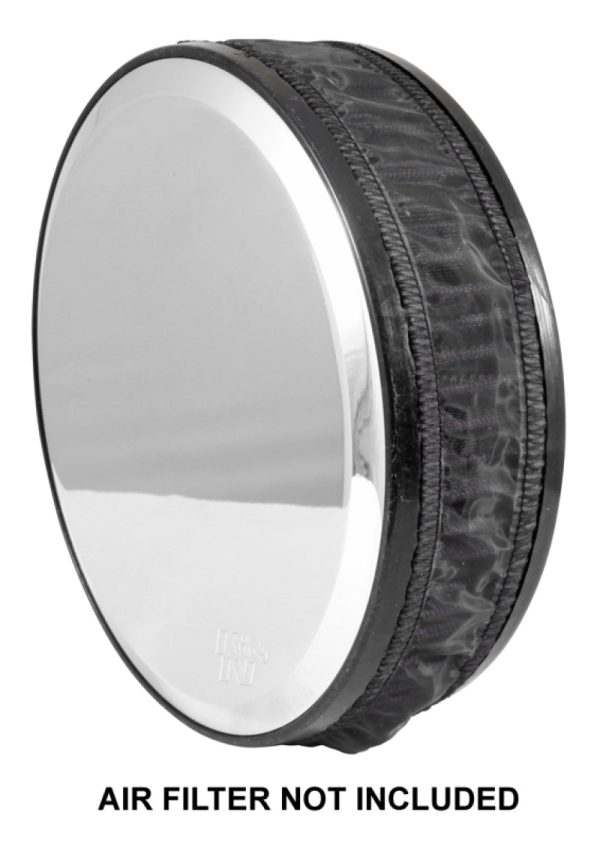 K&N Air Filter Wrap Black Round Height 2.5 in ID 7.5in on Sale